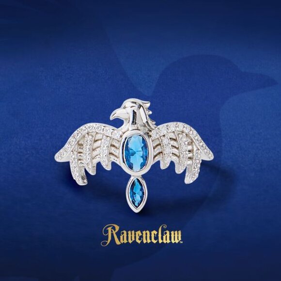 Official Harry Potter Hogwarts Ravenclaw Diadem Ring, 925 Sterling Silver - Picture 4 of 6